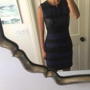 RACHEL Rachel Roy Faux Leather Dress